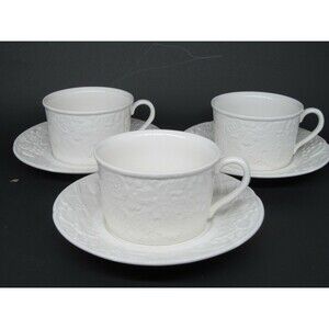 Mikasa English countryside Cups & Saucers bundle of 3 sets
